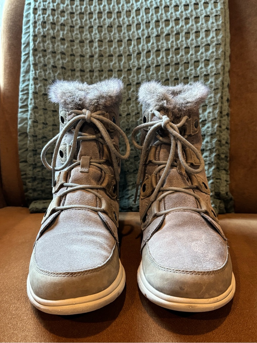 Sorel Waterproof Women's Faux-Fur Lace-Up Winter Boots
